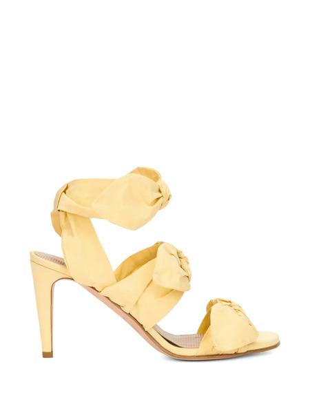  Red(v) Bow-detail Sandals - Yellow 