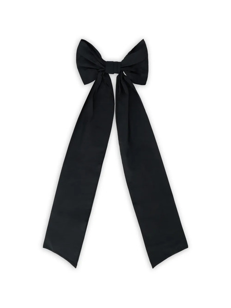  Red(v) Bow Hair Clip - Black 