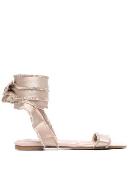  Red(v) City Ballet Flat Sandals - Pink 