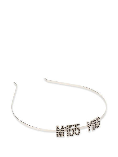  Red(v) Embellished Hair Accessory - Silver 