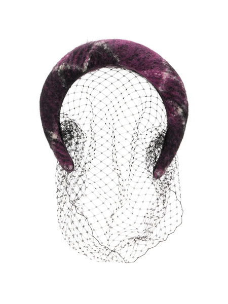 Red(v) Mottled Veil Headband - Purple 