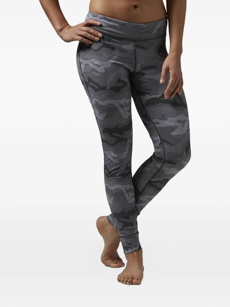  Reebok Camo-print Leggings - Grey 