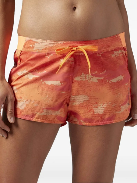 Reebok Camo Woven Shorts - Orange 