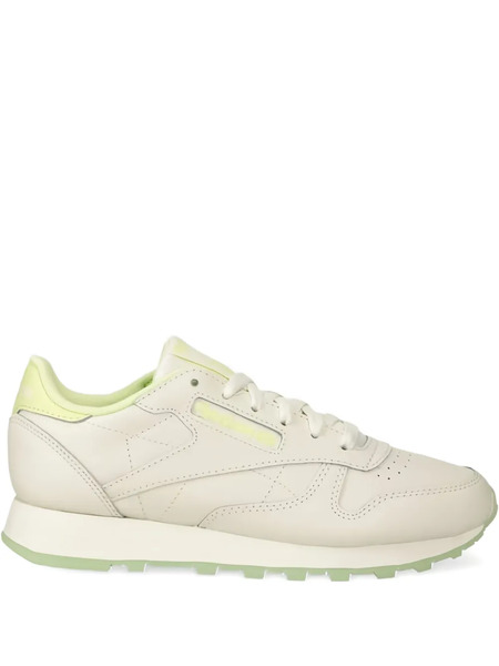  Reebok Classic Leather Lace-up Sneakers - Neutrals 