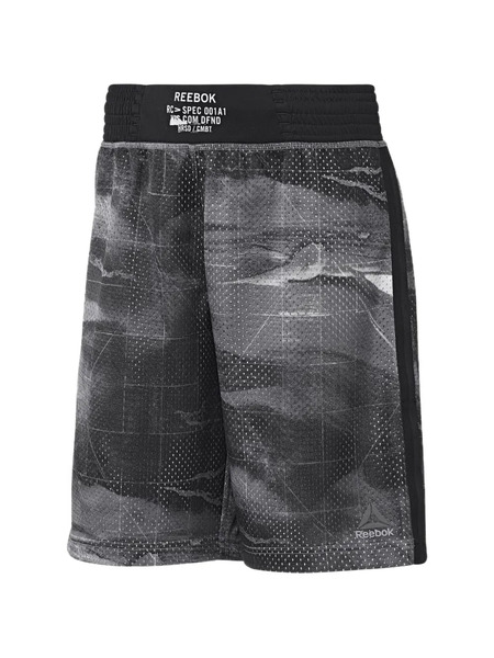 Reebok Combat Prime Boxing Shorts - Grey 