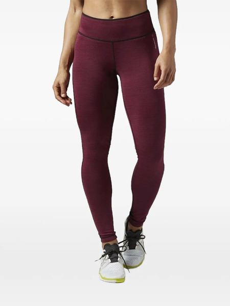  Reebok Contrasting-seam Leggings - Red 
