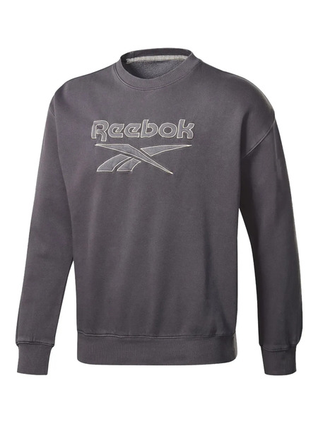  Reebok Embroidered-logo Sweatshirt - Black 