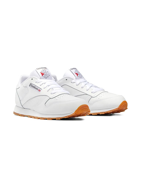  Reebok Kids Classic Leather Sneakers - White 