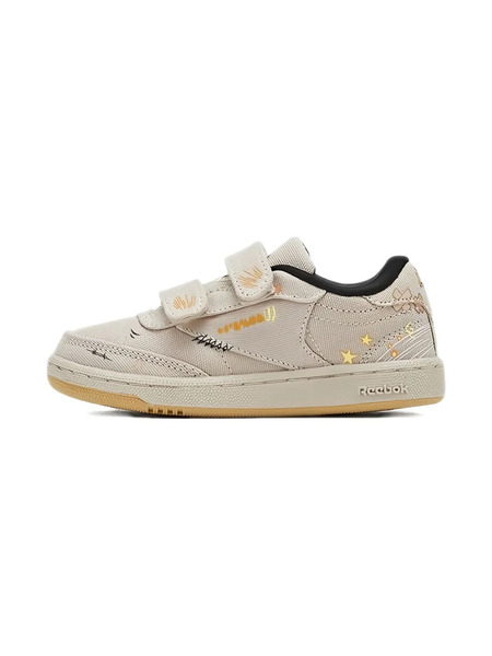  Reebok Kids Club C 85 Strap Sneakers - Neutrals 