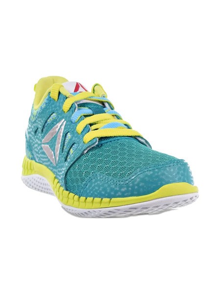  Reebok Kids Zprint 3d teal Blue/yellow Sneakers 