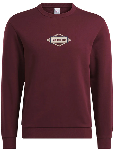  Reebok Logo-print Cotton Sweatshirt - Red 