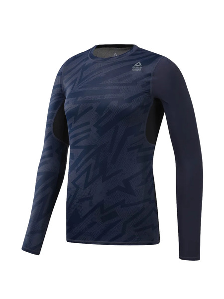  Reebok Long-sleeve Compression Top - Blue 