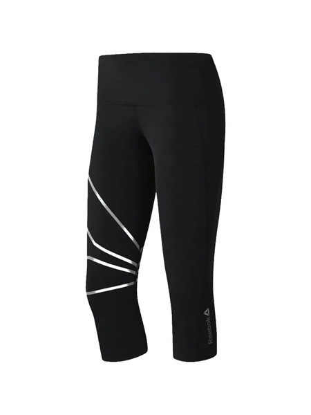  Reebok Osr Capri Cropped Leggings - Black 
