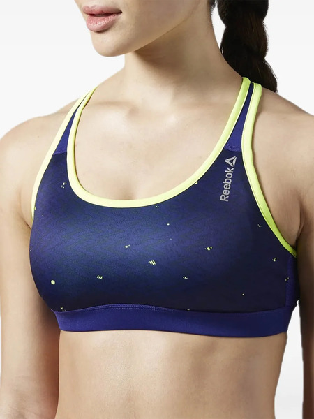  Reebok Printed Bra - Blue 