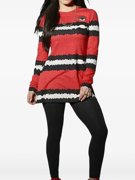  Reebok Printed Mini Dress - Red 