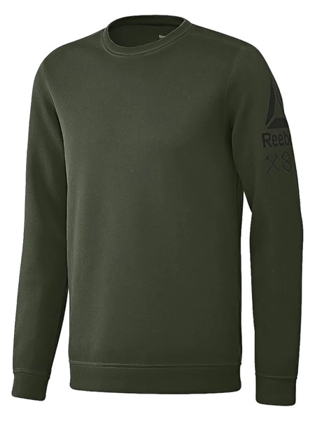  Reebok Quikcotton Crew-neck Sweatshirt - Green 