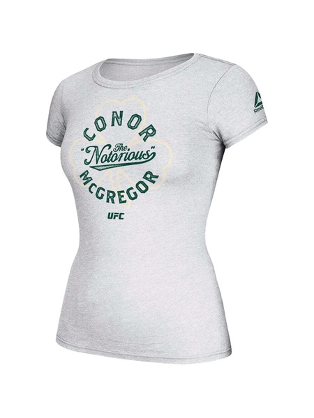  Reebok Ufc Cap Sleeve T-shirt - Grey 