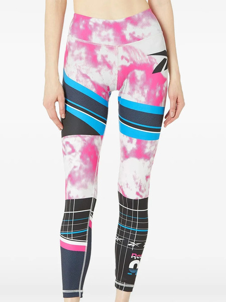  Reebok Workout Ready Myt Aop Tight Wmns Leggings - Pink 