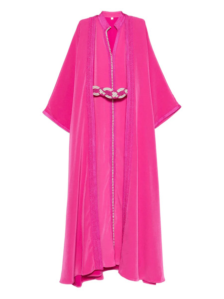  Reem Al Dhaheri Embroidered Kaftan Set - Pink 