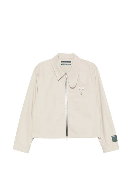  Reese Cooper Herringbone Zip-up Jacket - Neutrals 