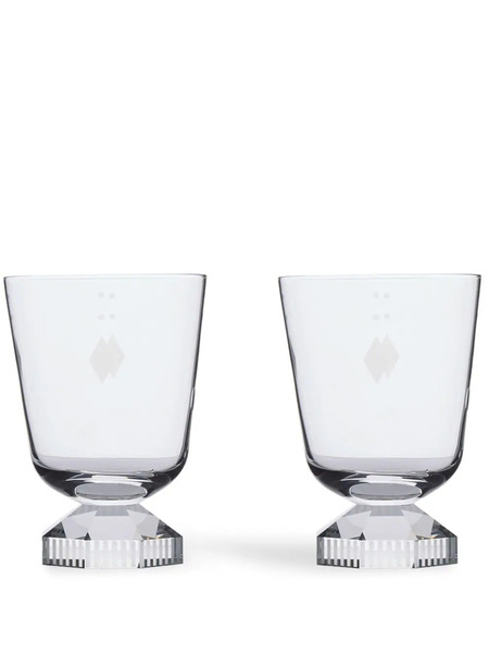  Reflections Copenhagen Chelsea Glass (set Of Two) - White 