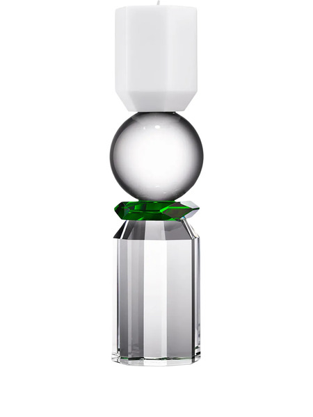  Reflections Copenhagen Memphis Crystal Tealight Holder (26cm) - White 