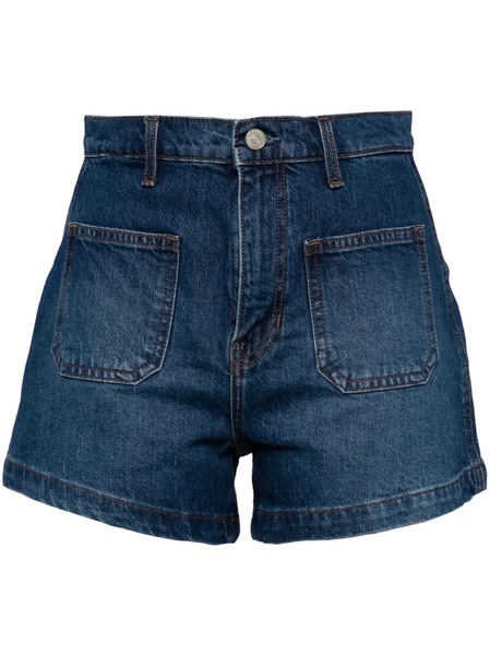  Reformation Alyssa Denim Shorts - Blue 