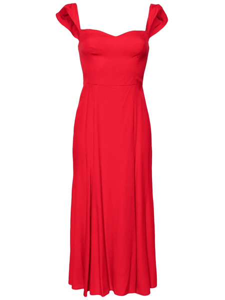  Reformation Bryson Midi Dress - Red 