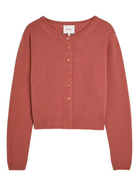  Reformation Button-up Cardigan - Red 
