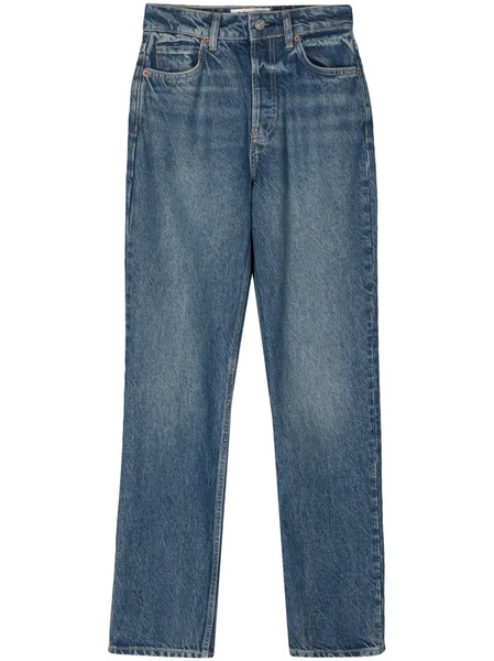  Reformation Cynthia High-rise Straight-leg Jeans - Blue 