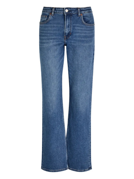  Reformation Elton Belt Loops Straight-leg Jeans - Blue 
