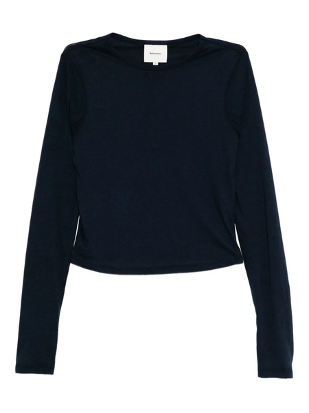  Reformation Ezra T-shirt - Blue 