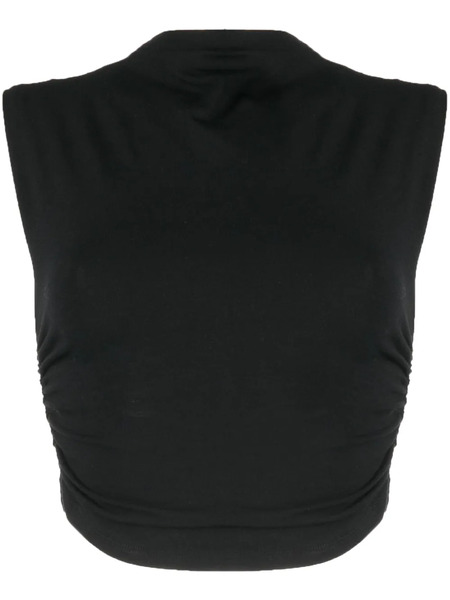  Reformation Lindy Stretch-cotton Top - Black 