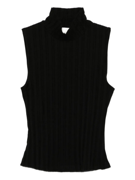  Reformation Maison Knit Top - Black 