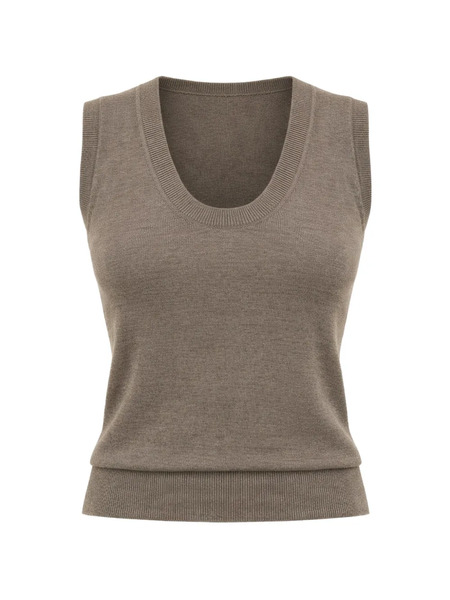  Reformation Marta Sweater Tank - Brown 