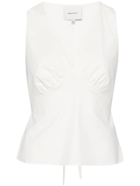  Reformation Meg Top - White 