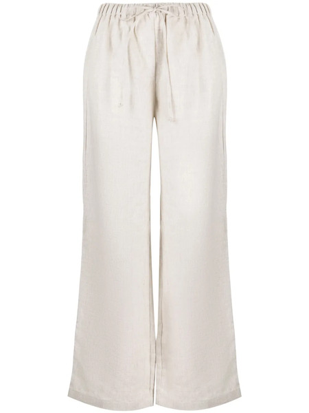 Reformation Olina Straight-leg Linen Trousers - Neutrals 