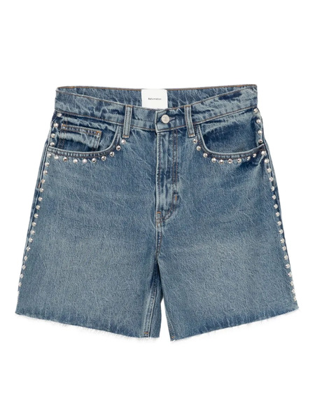  Reformation Raye Denim Shorts - Blue 