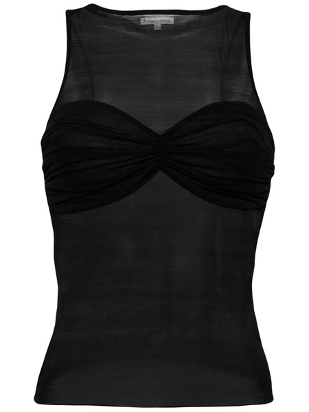  Reformation Rose Knit Top - Black 