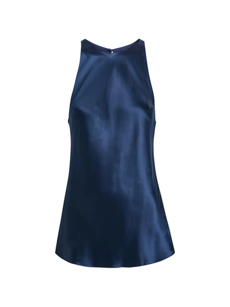  Reformation Saskia Halterneck Top - Blue 