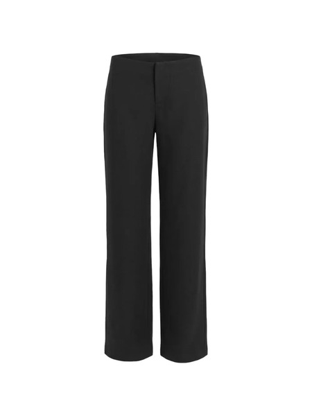  Reformation Vida Low Rise Linen Trousers - Black 