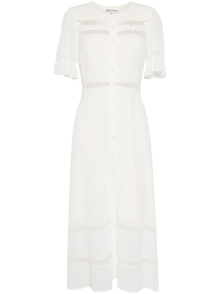  Reformation Woodson Midi Dress - Neutrals 