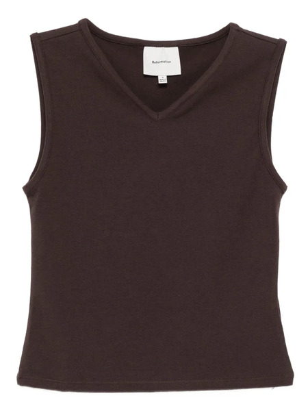  Reformation Wren Top - Brown 