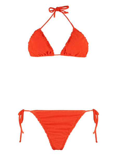  Reina Olga Concetta Frilled Bikini Set - Orange 
