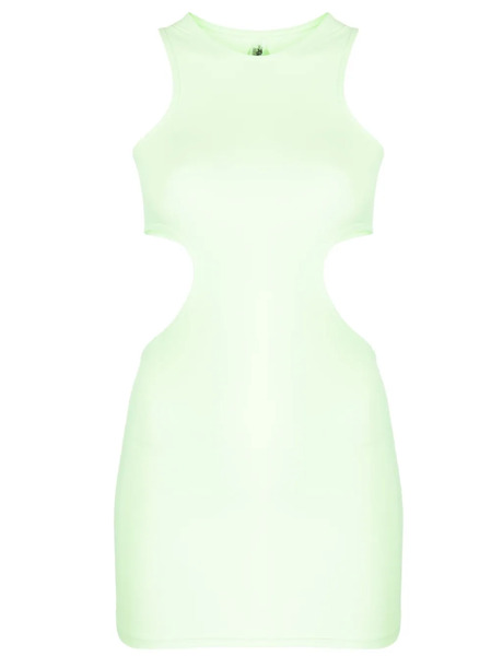 Reina Olga Cut-out Sleeveless Minidress - Green 