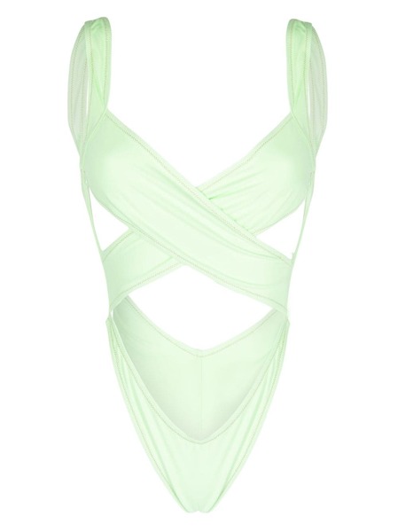  Reina Olga Exotica Solid Swimsuit - Green 