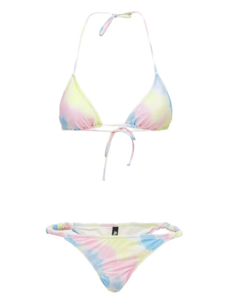  Reina Olga Scrunchie-detail Bikini - Blue 