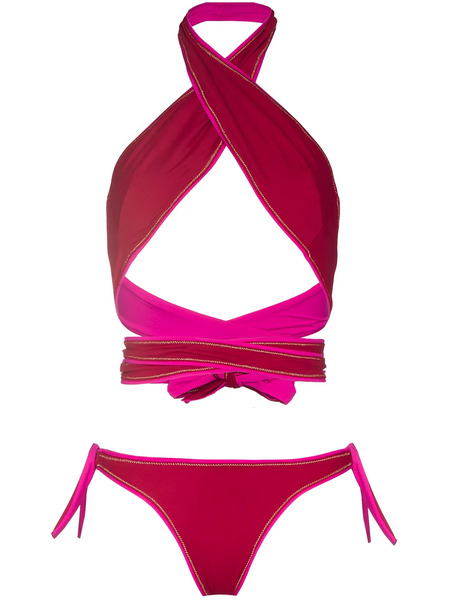  Reina Olga Showhorse Cross-front Bikini - Red 
