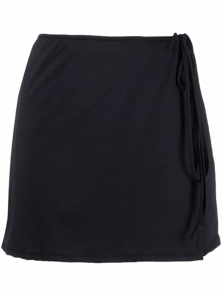  Reina Olga Side-tie Mini Skirt - Black 