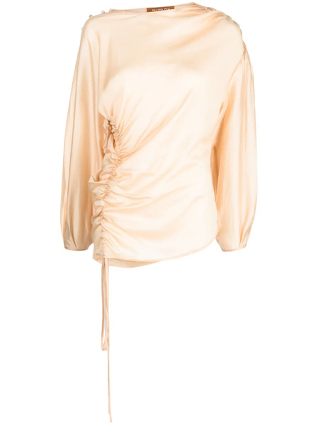  Rejina Pyo Ebba Ruched Blouse - Yellow 